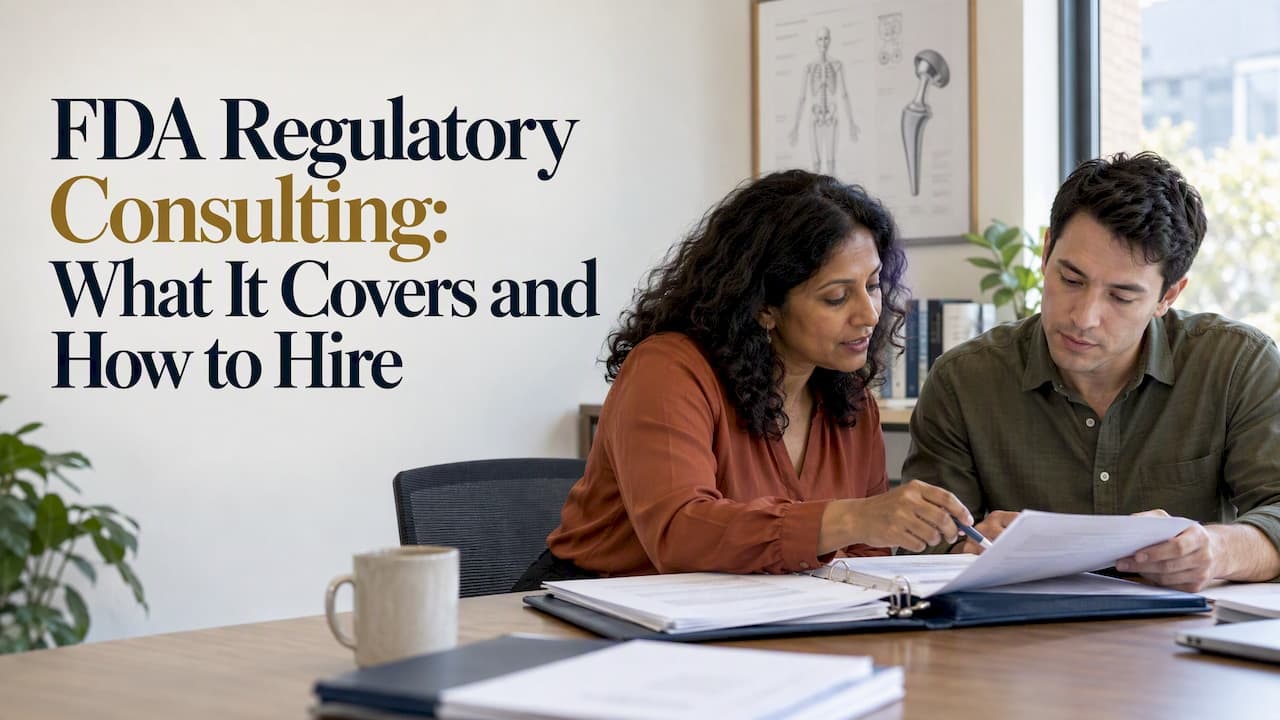 FDA Regulatory Consulting: What It Covers and How to Hire